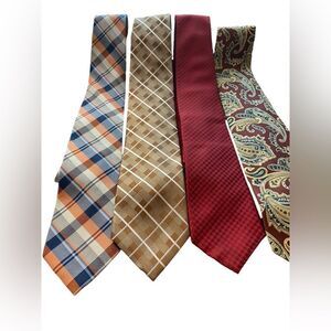 Chaps, Stanford, Geoffrey Beene, Gant group of 4 ties. Paid $120 great deal